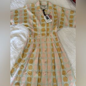 NWT Ace & Jig Ronnie dress in somersault textile.